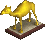 chameau en or