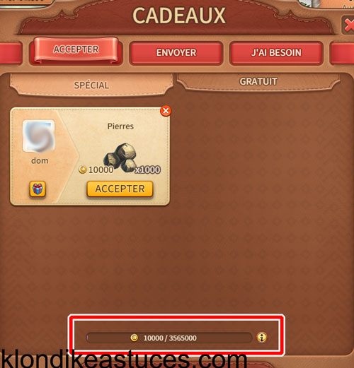 cadeau recu