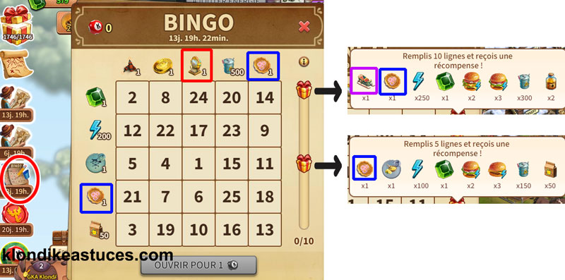 club bingo / bingo