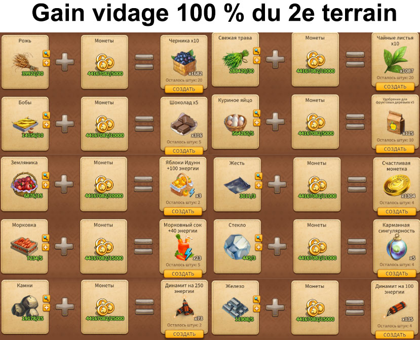banlieue de lanetown - gain vidage 100