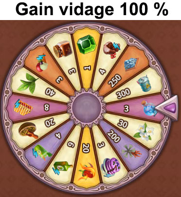 bois aux ronrons - gain vidage 100 %