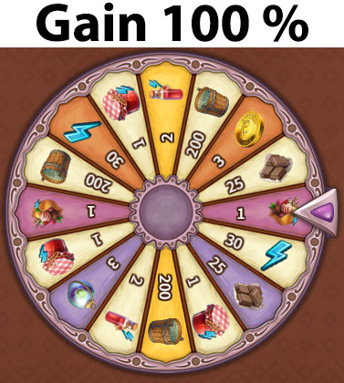 chute d'étoile de noël 1/3 - gain 100 %