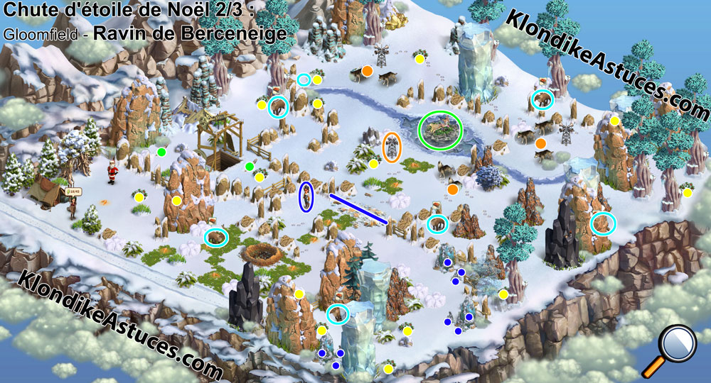 chute d'Etoile de noël 2/3 contrée 2e
