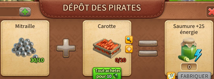 ville d'or - troc