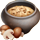 champignons préparés