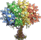 arbre multicolore
