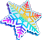 flocon arc-en-ciel