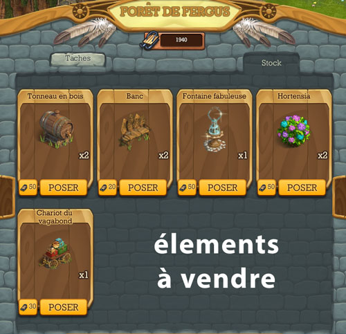 forêt de fergus - vendre