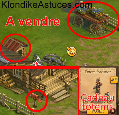 foret interdite - élément à vendre 