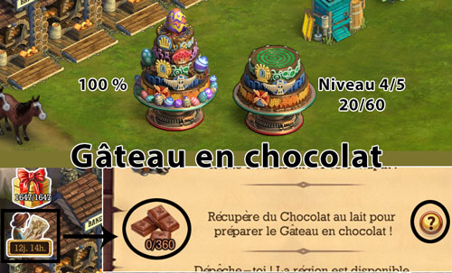 gâteau en chocolat
