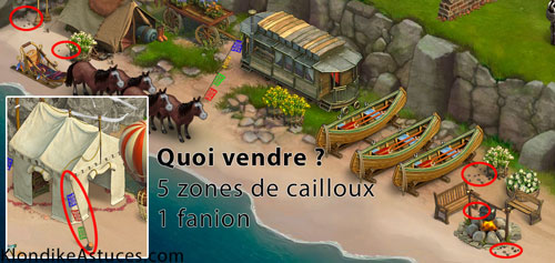 île des tortues - quoi vendre ?