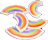 morceau d'arc-en-ciel