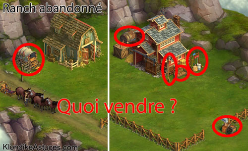 ranch abandonné - Quoi vendre ?