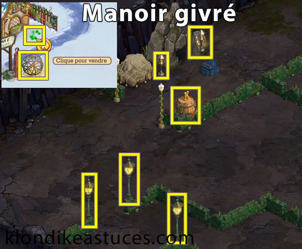 manoir givré - à vendre