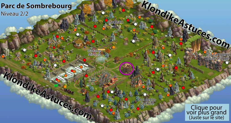 parc de sombrebourg contrée Carte 2/2
