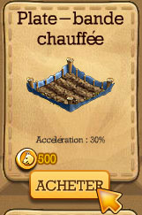 plate bande chauffée